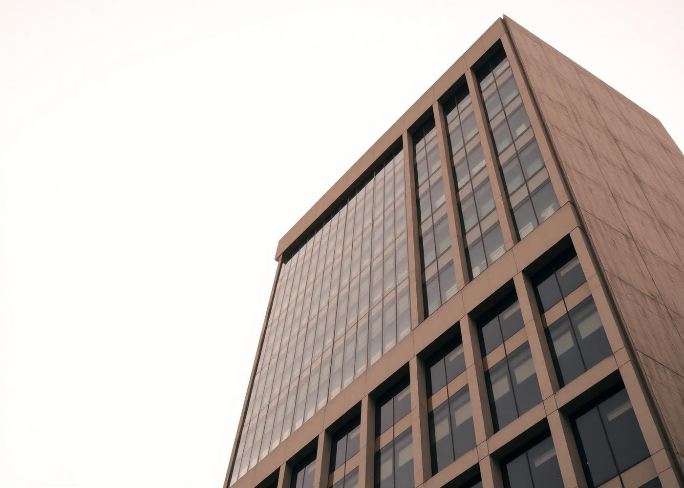 Modern Lagos office tower facade